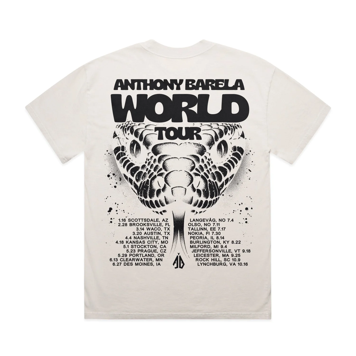 Anthony Barela 2025 World Tour Tee - Image 2